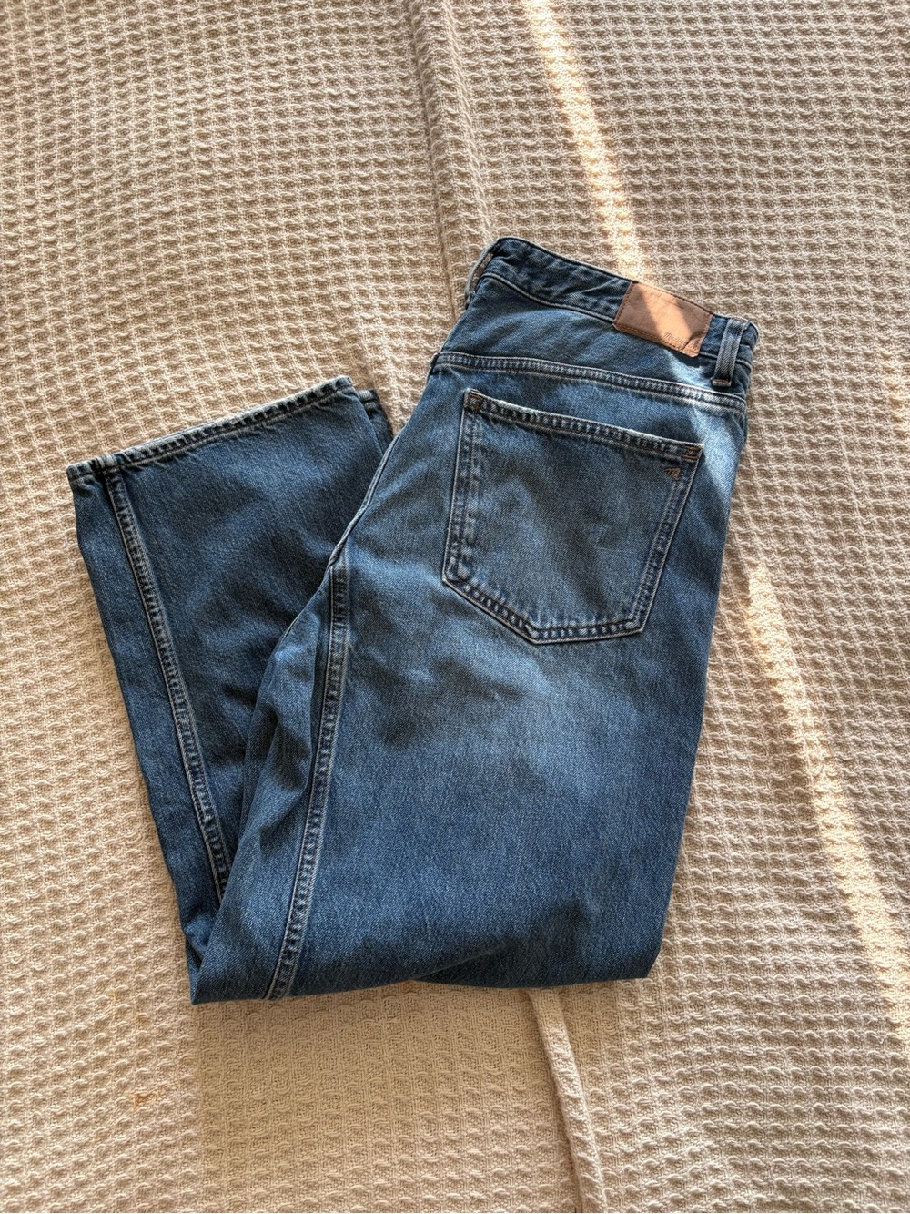 Madewell barrel leg jeans